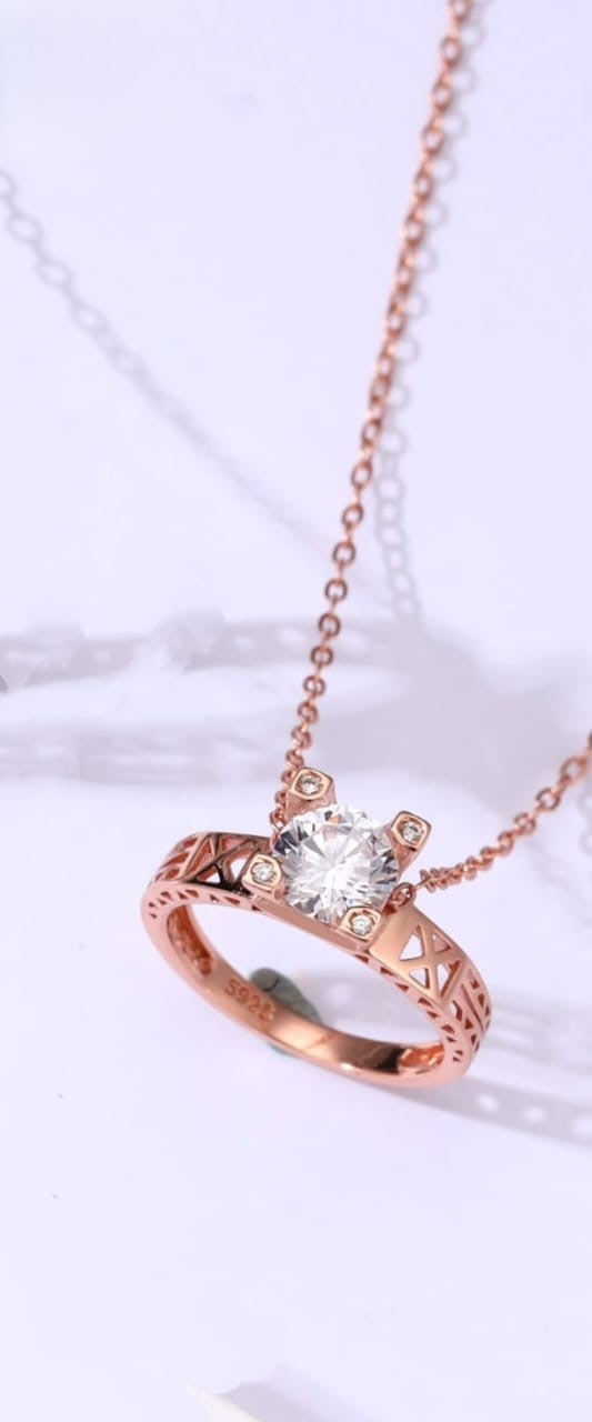 Diamond Ring type Pendant - TA14448R