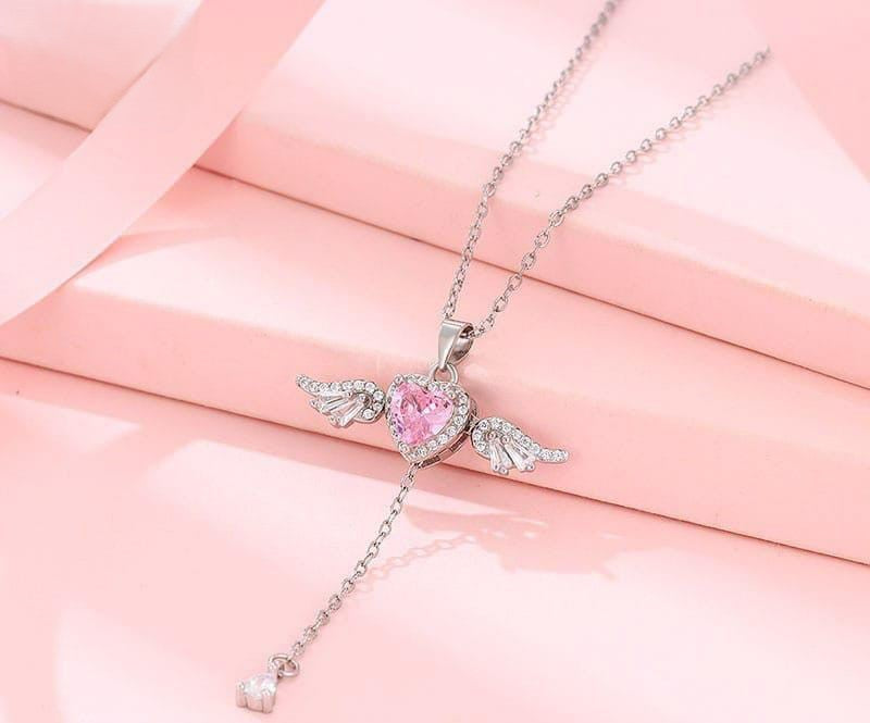 Heart with the Wings Pendant - TA23002R