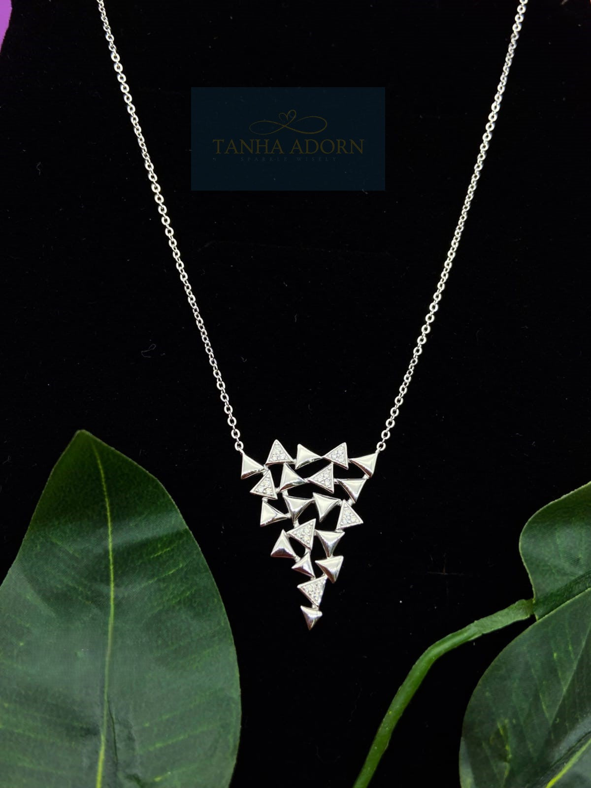 Triangle Pendant Necklace - TA24277R