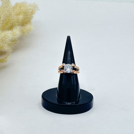 Classic Elegance: Two-Tone Ring - TA32442R