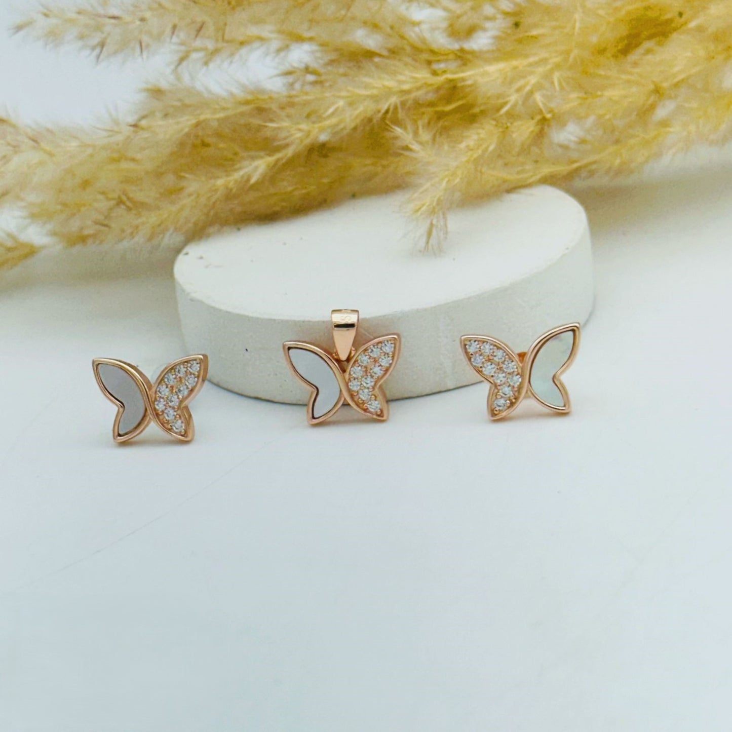 Butterfly Pendant Set - TA6219R