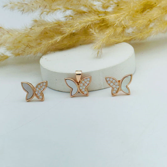 Butterfly Pendant Set - TA6219R